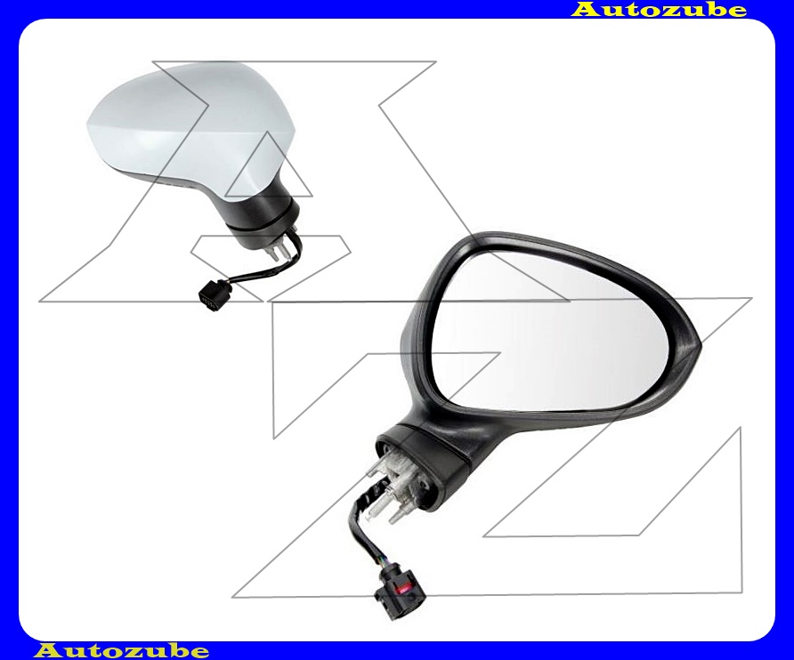 Visszapillantó tükör jobb, elektromos, fűthető-domború tükörlappal, fényezhető borítással Visszapillantó tükör jobb, elektromos, fűthető-domború tükörlappal, fényezhető borítással