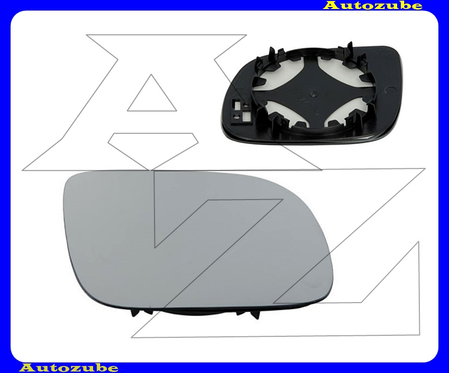 Visszapillantó tükörlap jobb, domború /KIS-tükörházhoz-125mm/ (tartólappal) Visszapillantó tükörlap jobb, domború /KIS-tükörházhoz-125mm/ (tartólappal)