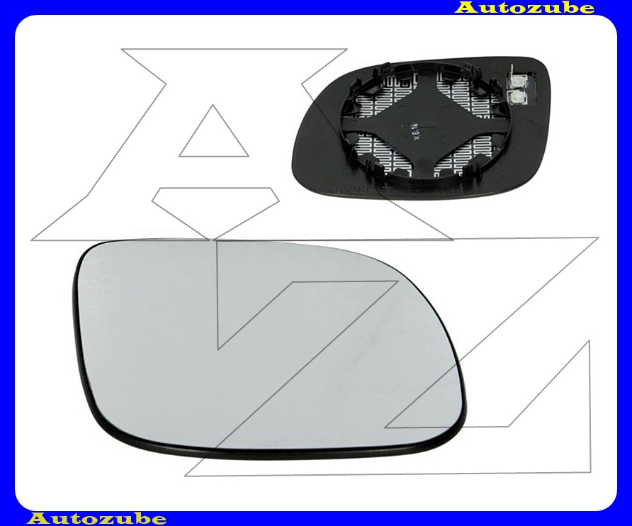 Visszapillantó tükörlap jobb, fűthető-domború /KIS-tükörházhoz-125mm/ (tartólappal) Visszapillantó tükörlap jobb, fűthető-domború /KIS-tükörházhoz-125mm/ (tartólappal)
