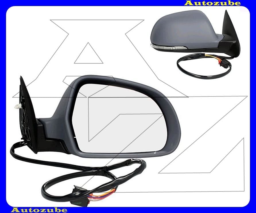 Visszapillantó tükör jobb, elektromosan behajló, fűthető-domború tükörlappal, kilépőfénnyel, fényezhető borítással, irányjelzővel /RENDELÉSRE/ Visszapillantó tükör jobb, elektromosan behajló, fűthető-domború tükörlappal, kilépőfénnyel, fényezhető borítással, irányjelzővel /RENDELÉSRE/