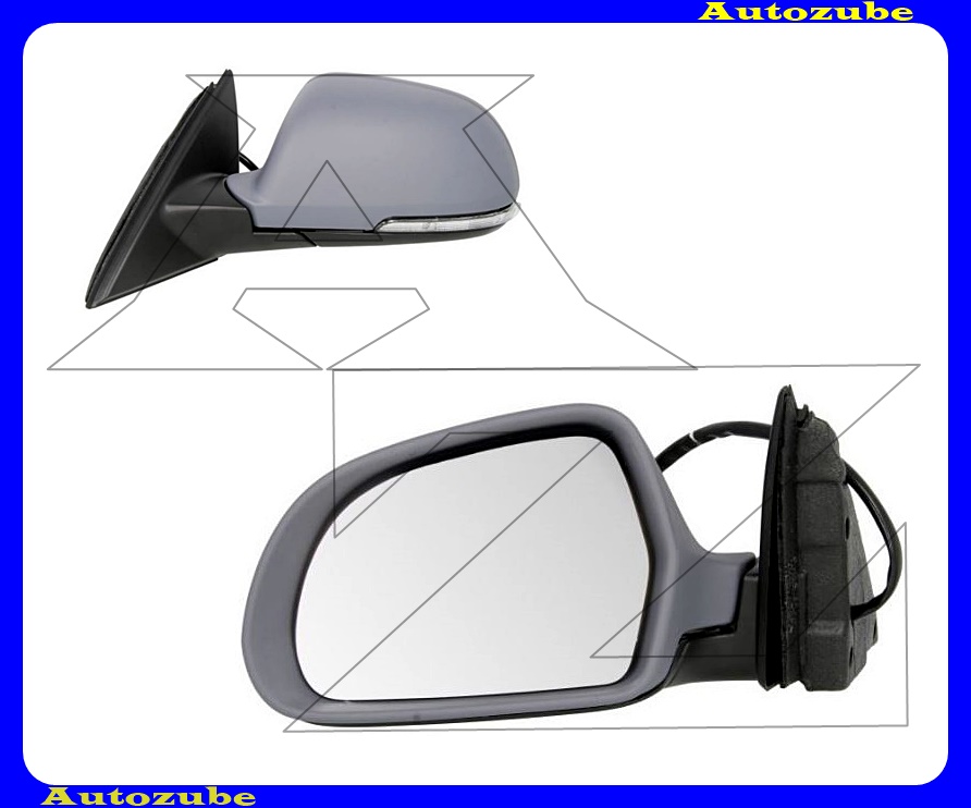 Visszapillantó tükör bal, elektromos, fűthető-aszférikus tükörlappal, fényezhető borítással, irányjelzővel Visszapillantó tükör bal, elektromos, fűthető-aszférikus tükörlappal, fényezhető borítással, irányjelzővel