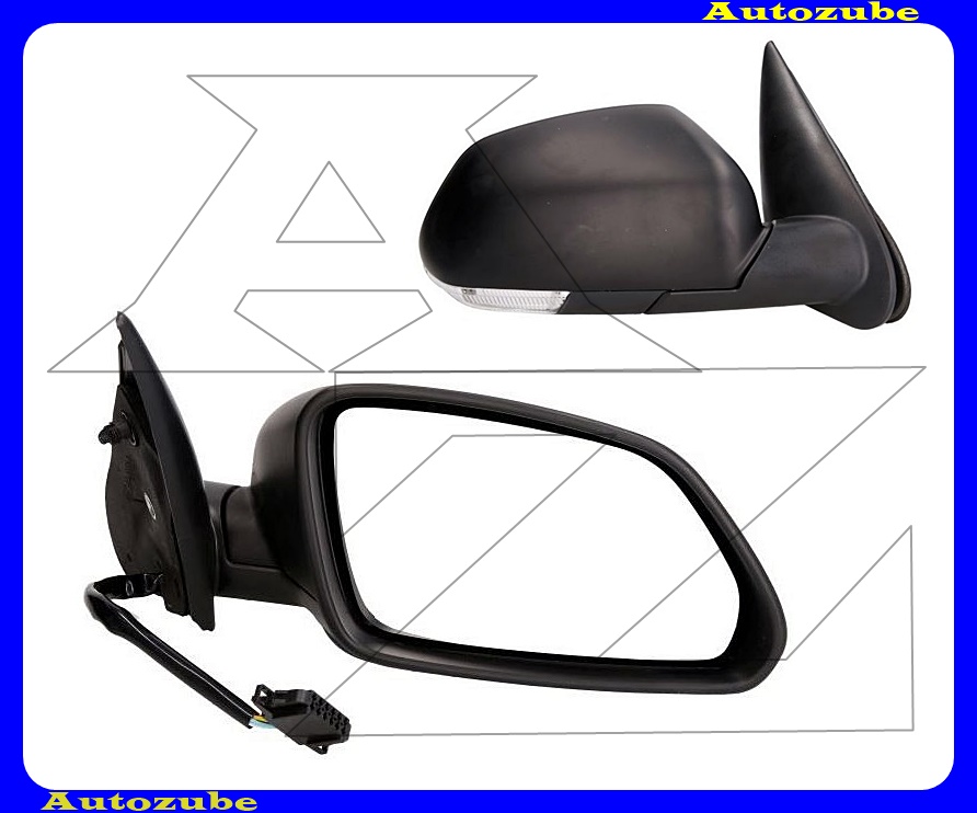 Visszapillantó tükör jobb, elektromos, fűthető-domború tükörlappal, fekete borítással, irányjelzővel Visszapillantó tükör jobb, elektromos, fűthető-domború tükörlappal, fekete borítással, irányjelzővel