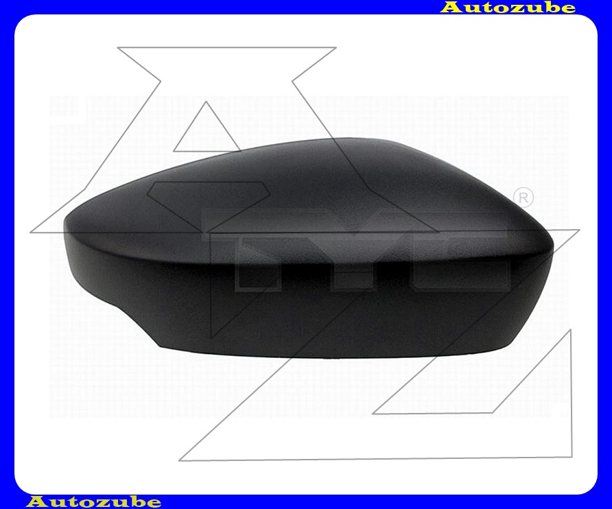 Visszapillantó tükörborítás jobb, fekete Visszapillantó tükörborítás jobb, fekete