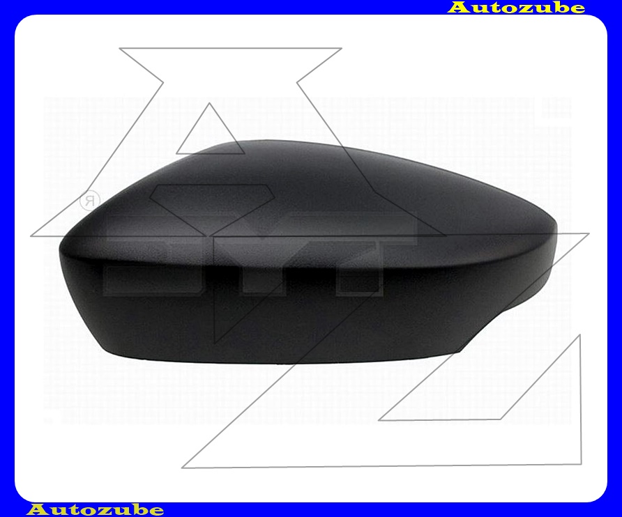 Visszapillantó tükörborítás bal, fekete Visszapillantó tükörborítás bal, fekete