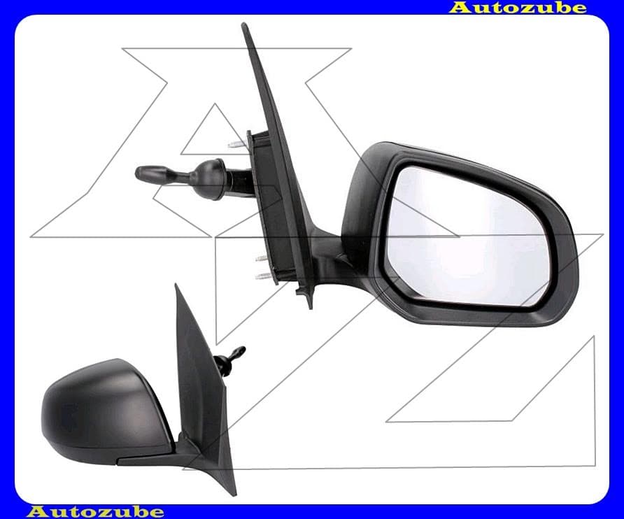 Visszapillantó tükör jobb, manuális, domború tükörlappal, fényezhető borítással Visszapillantó tükör jobb, manuális, domború tükörlappal, fényezhető borítással