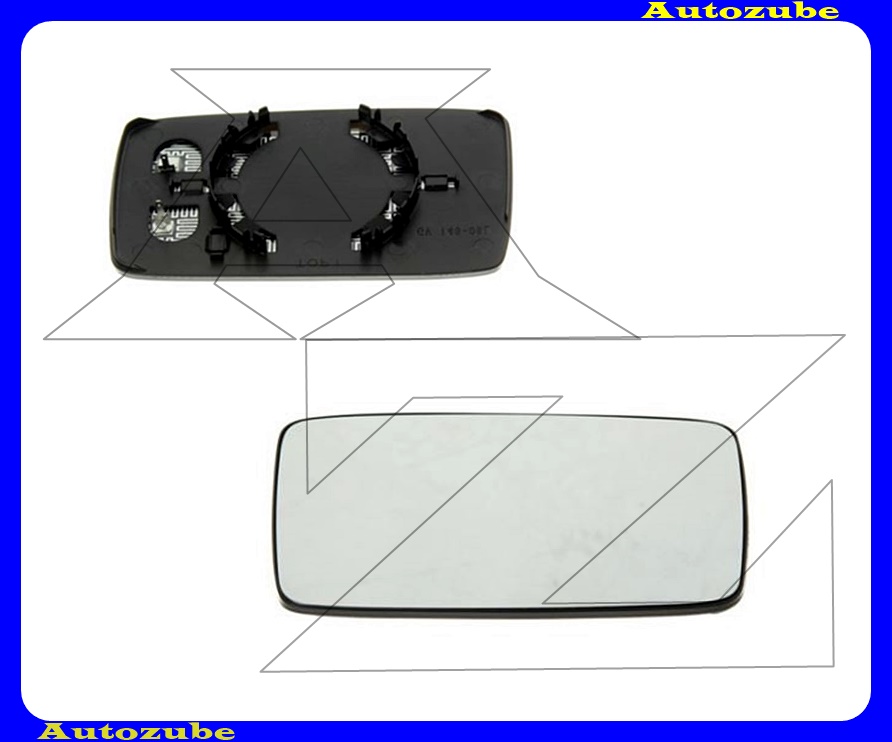 Visszapillantó tükörlap jobb, fűthető-domború (tartólappal) Visszapillantó tükörlap jobb, fűthető-domború (tartólappal)