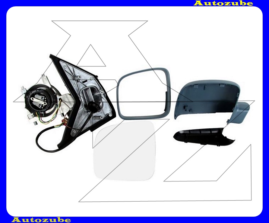 Visszapillantó tükör bal, elektromos, fűthető-aszférikus tükörlappal, fényezhető borítással Visszapillantó tükör bal, elektromos, fűthető-aszférikus tükörlappal, fényezhető borítással