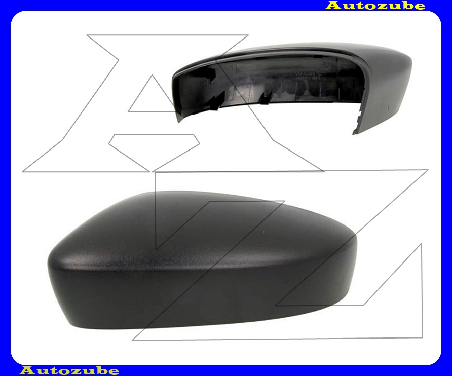 Visszapillantó tükörborítás bal, fekete Visszapillantó tükörborítás bal, fekete