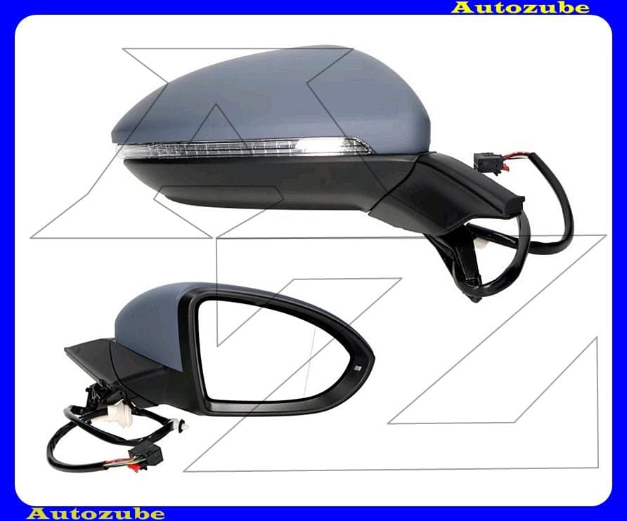 Visszapillantó tükör jobb, elektromos, fűthető-domború tükörlappal, memóriás, fényezhető borítással, irányjelzővel Visszapillantó tükör jobb, elektromos, fűthető-domború tükörlappal, memóriás, fényezhető borítással, irányjelzővel