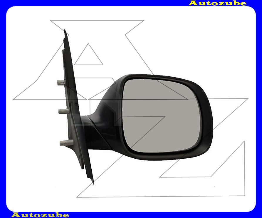 Visszapillantó tükör jobb, kívúlről állítható, domború tükörlappal, fekete borítással (antenna nélkül)