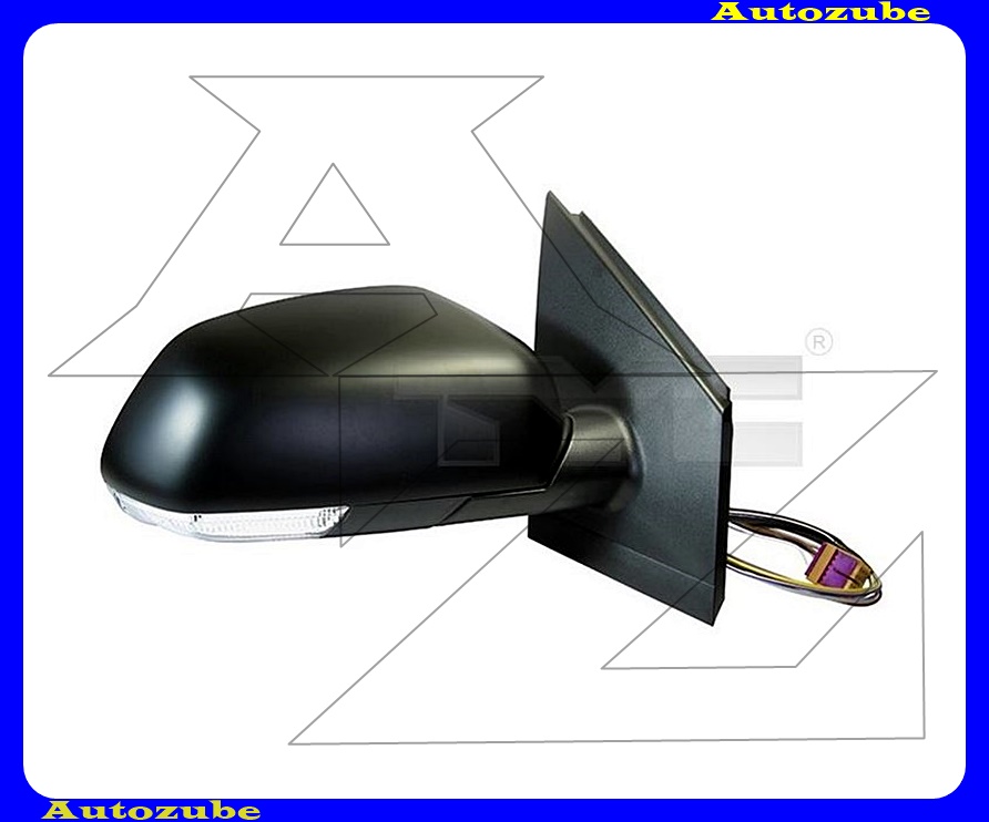 Visszapillantó tükör jobb, elektromos, fűthető-domború tükörlappal, fekete borítással, irányjelzővel Visszapillantó tükör jobb, elektromos, fűthető-domború tükörlappal, fekete borítással, irányjelzővel