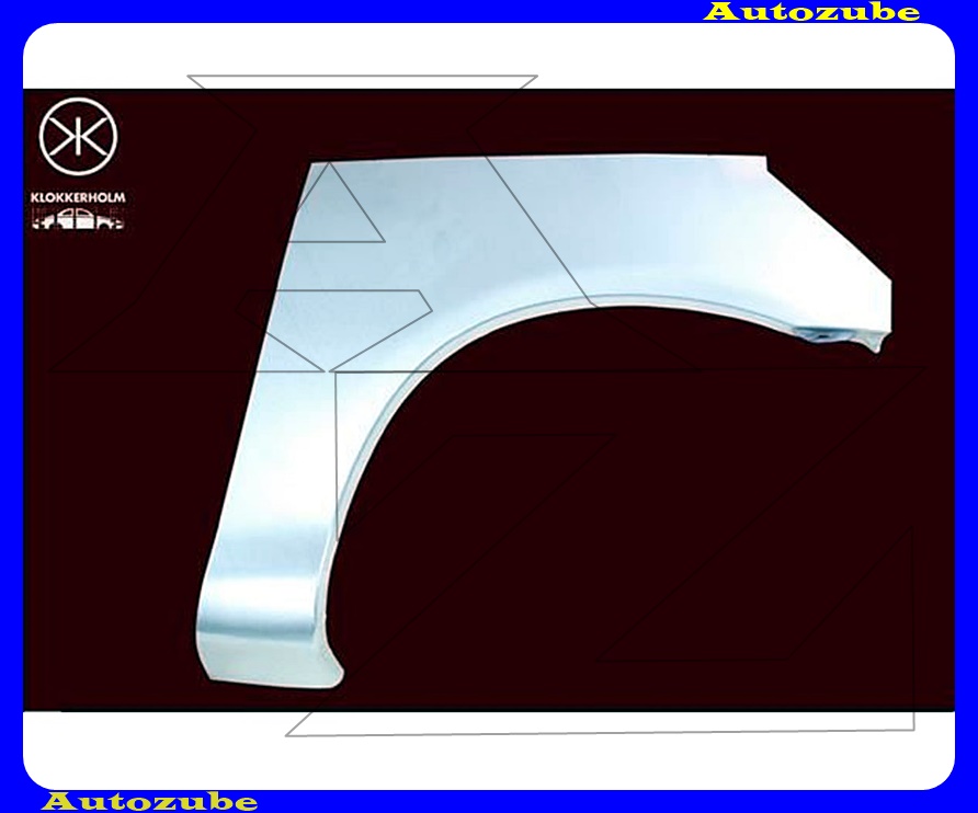 Hátsó sárvédő javítóív bal (küszöb nélkül) {KLOKKERHOLM} Hátsó sárvédő javítóív bal (küszöb nélkül) {KLOKKERHOLM}