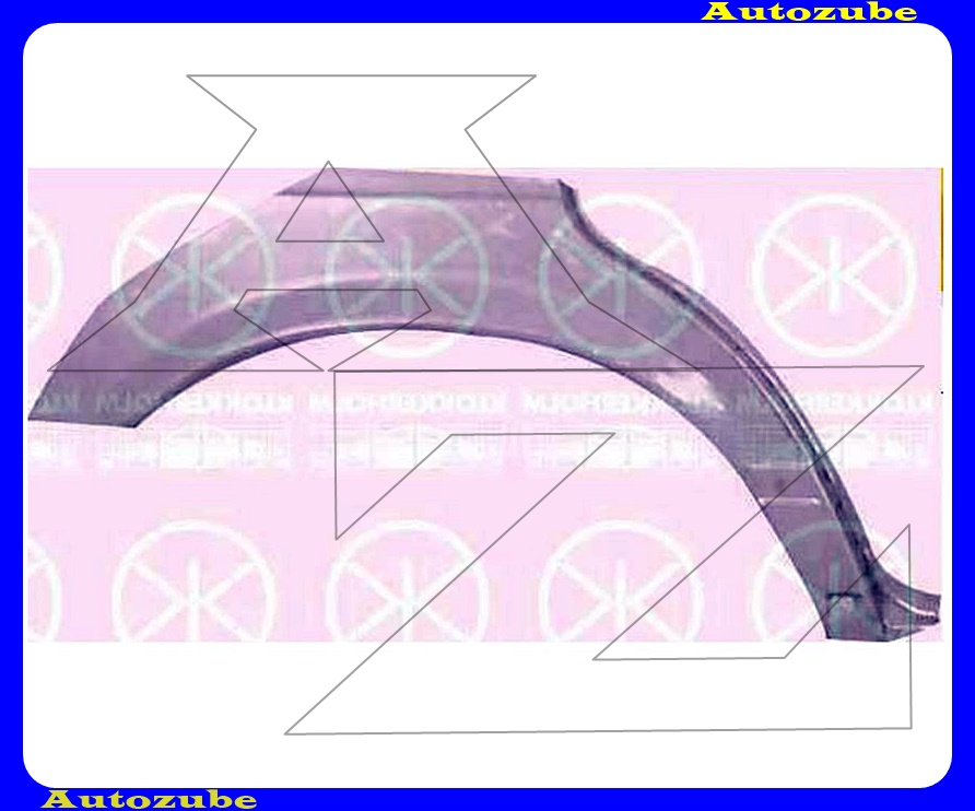Hátsó sárvédő javítóív jobb {KLOKKERHOLM} Hátsó sárvédő javítóív jobb {KLOKKERHOLM}
