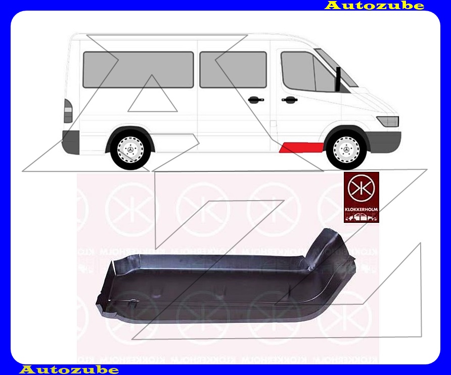 Fellépő lemez jobb {KLOKKERHOLM} Fellépő lemez jobb {KLOKKERHOLM}