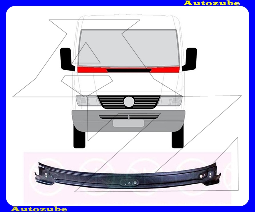 Szélvédő alatti javítólemez {KLOKKERHOLM} Szélvédő alatti javítólemez {KLOKKERHOLM}