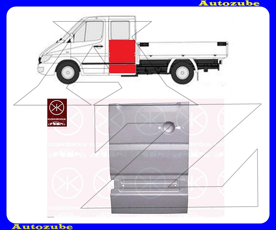 Ajtóborítás bal hátsó alsó rész, üvegig Ajtóborítás bal hátsó alsó rész, üvegig