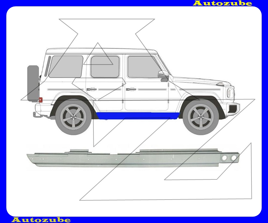 Küszöb jobb Küszöb jobb
