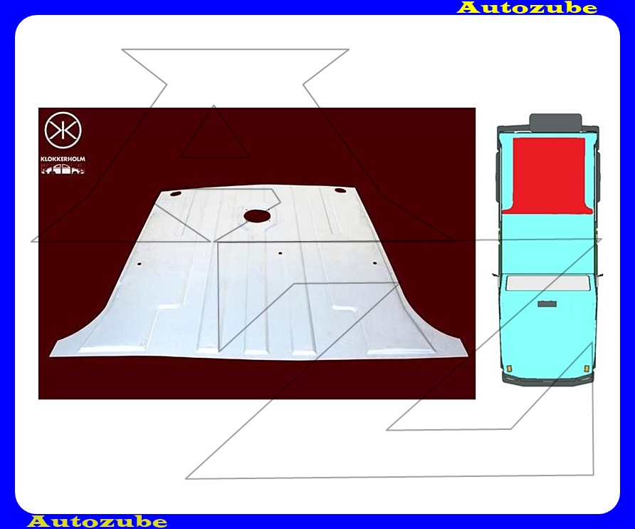 Padlólemez hátsó Padlólemez hátsó