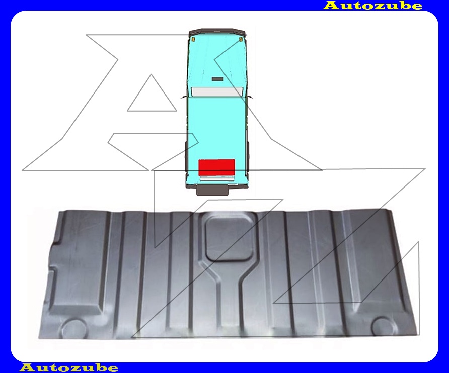 Padlólemez hátsó hátsó rész Padlólemez hátsó hátsó rész