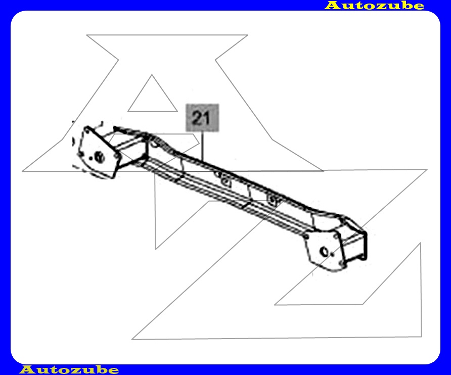 Hátsó lökhárító belső merevítő Hátsó lökhárító belső merevítő