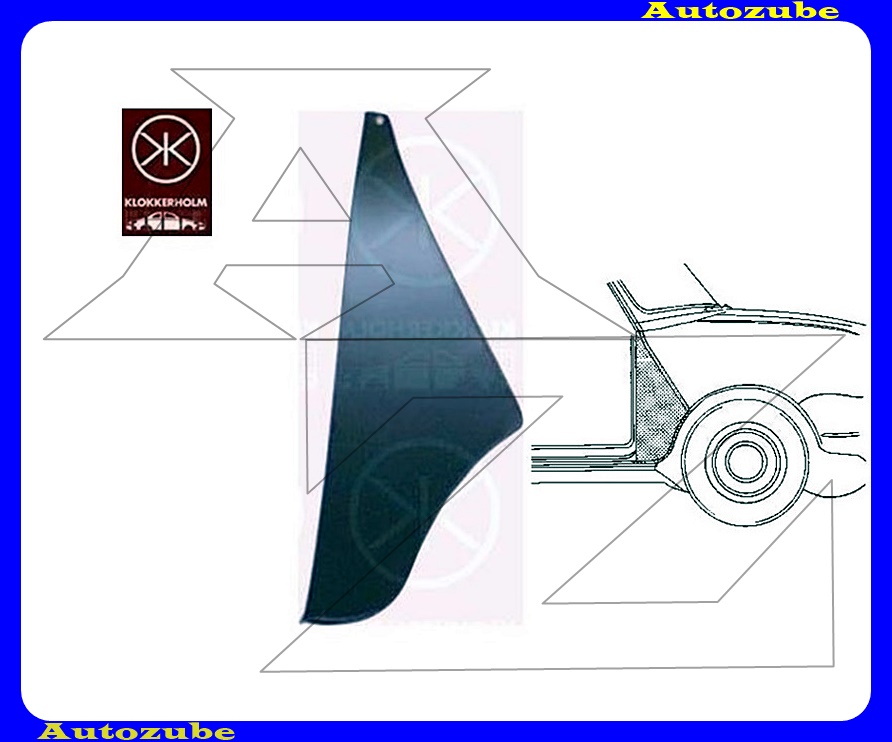 Első sárvédő hátsó rész jobb Első sárvédő hátsó rész jobb