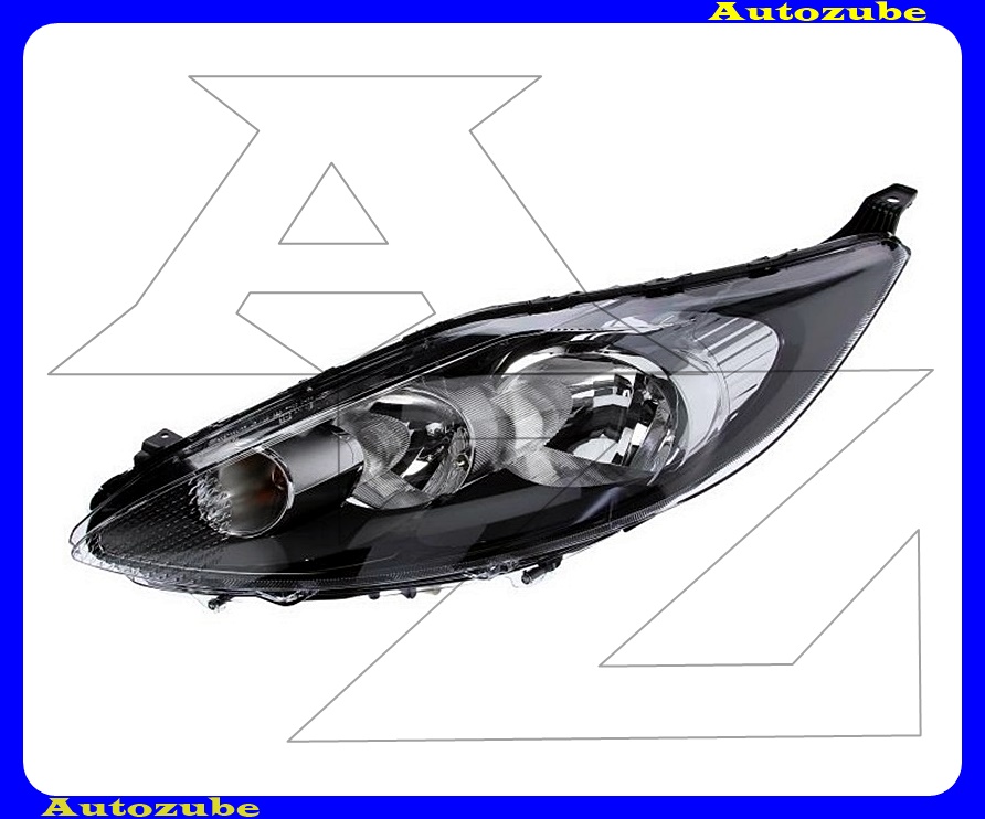 Fényszóró bal fekete házas (H7/H1) motorral {DEPO} Fényszóró bal fekete házas (H7/H1) motorral {DEPO}