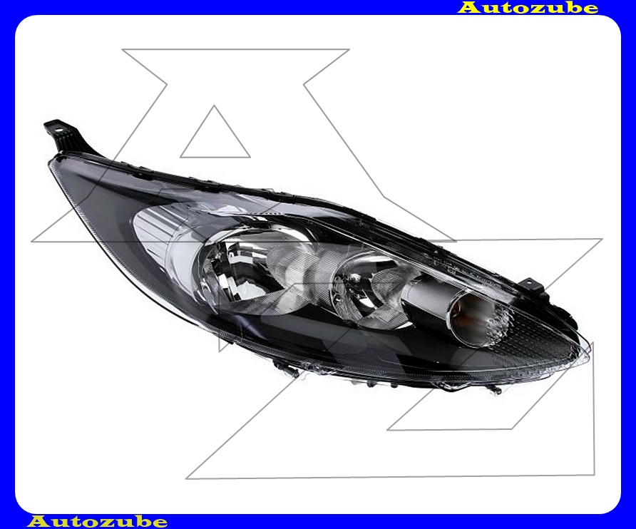 Fényszóró jobb fekete házas (H7/H1) motorral {DEPO} Fényszóró jobb fekete házas (H7/H1) motorral {DEPO}