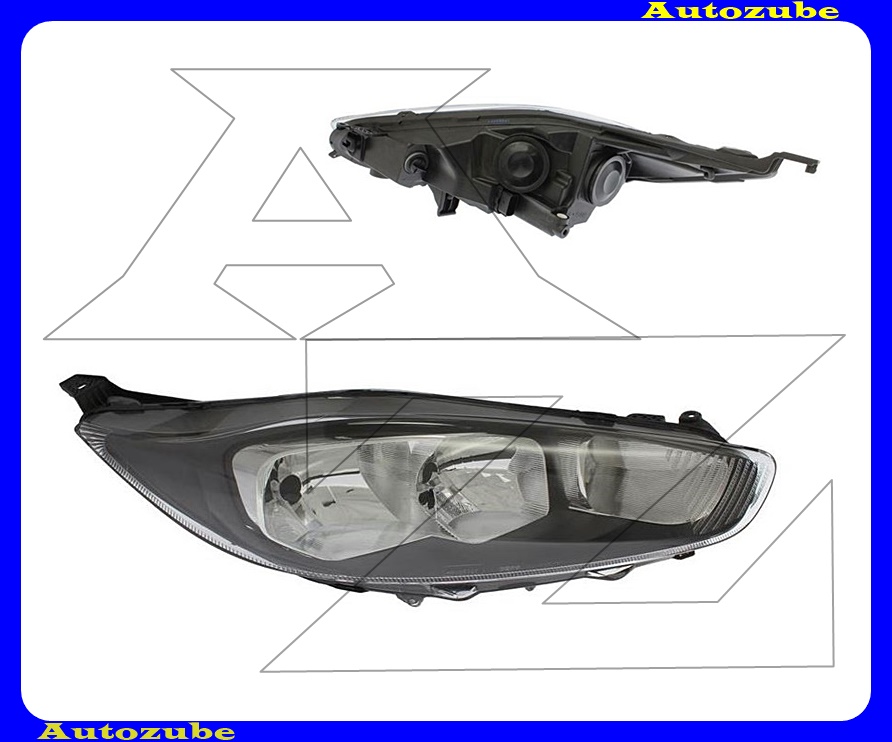 Fényszóró jobb fekete házas (H7/H15/W5W/PY21W) motorral {DEPO} Fényszóró jobb fekete házas (H7/H15/W5W/PY21W) motorral {DEPO}