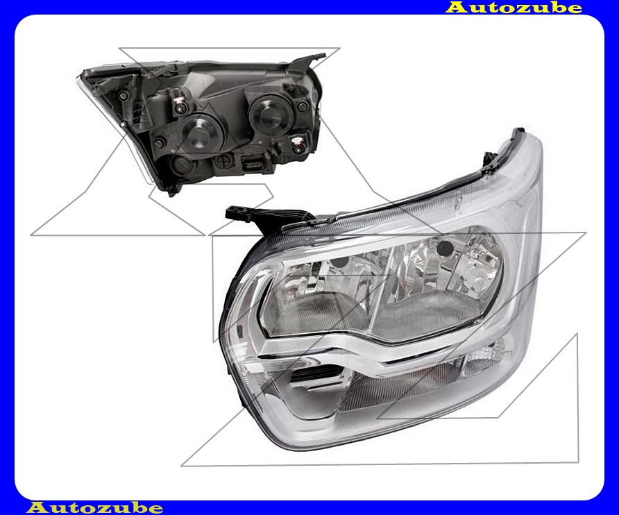 Fényszóró bal (H7/H15/W5W) nappali fénnyel, motorral {DEPO} Fényszóró bal (H7/H15/W5W) nappali fénnyel, motorral {DEPO}