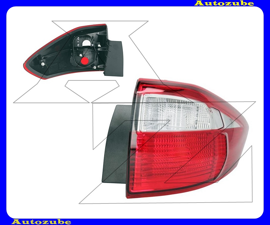 Hátsó lámpa jobb külső (foglalat nélkül) Hátsó lámpa jobb külső (foglalat nélkül)