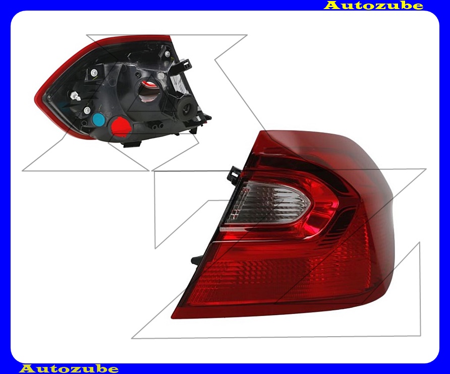 Hátsó lámpa jobb külső Hátsó lámpa jobb külső