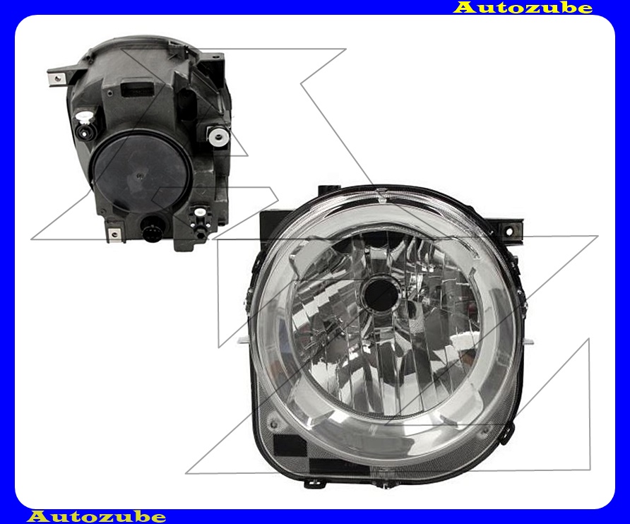 Fényszóró bal (H4) motorral {DEPO} Fényszóró bal (H4) motorral {DEPO}