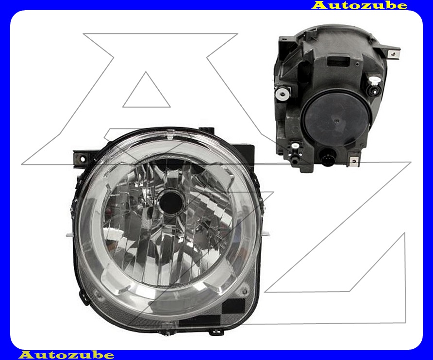 Fényszóró jobb (H4) motorral {DEPO} Fényszóró jobb (H4) motorral {DEPO}