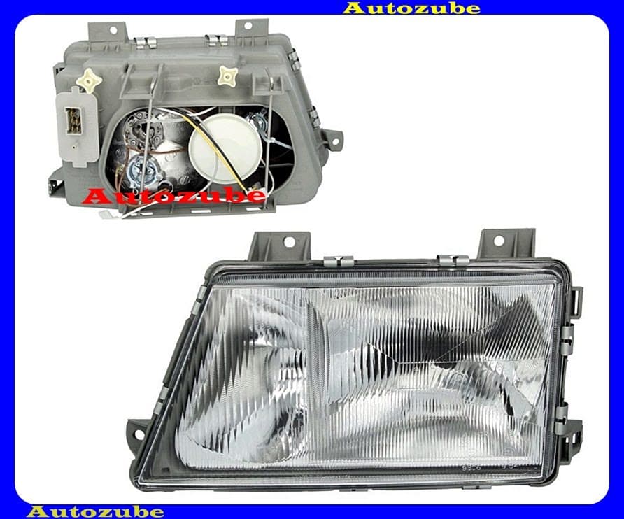 Fényszóró bal ködlámpás (3xH1) pneumatikus  {DEPO} R