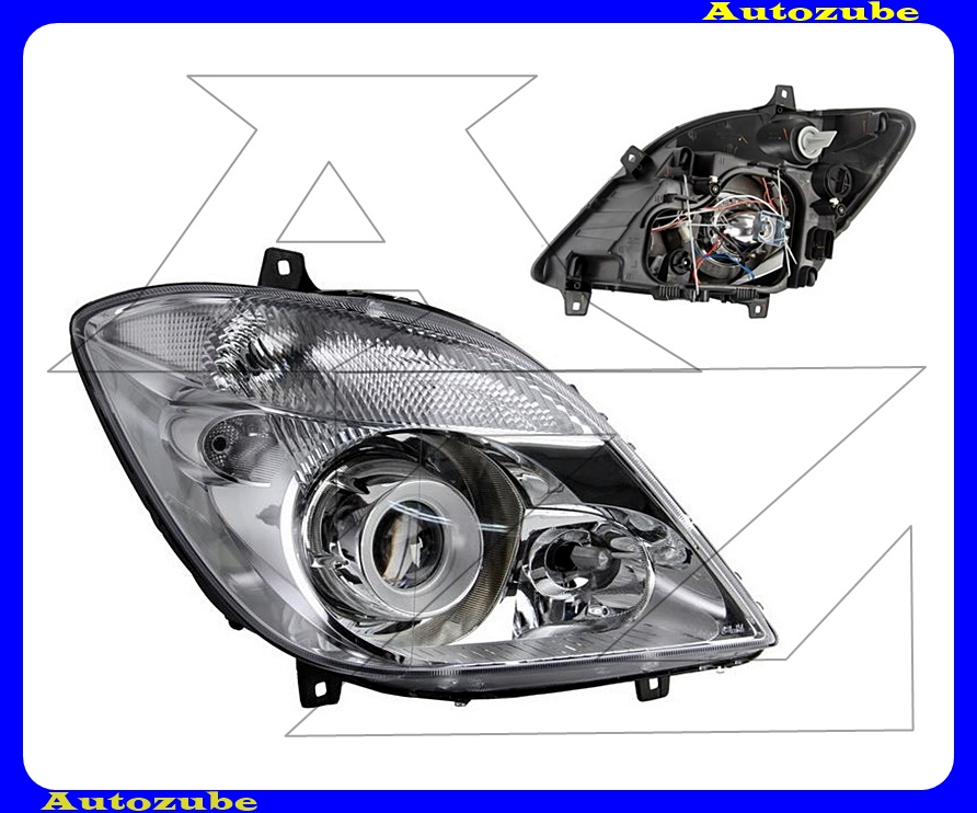 Fényszóró jobb XENON (D1S/H7) (izzó, elektronika és motor nélkül) {DEPO} Fényszóró jobb XENON (D1S/H7) (izzó, elektronika és motor nélkül) {DEPO}