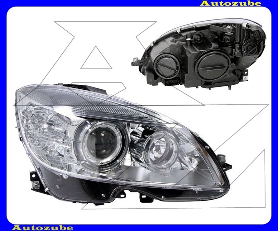 Fényszóró jobb Bi-XENON (D1S/H7) motorral (izzó és elektronika nélkül) {DEPO} R Fényszóró jobb Bi-XENON (D1S/H7) motorral (izzó és elektronika nélkül) {DEPO} R