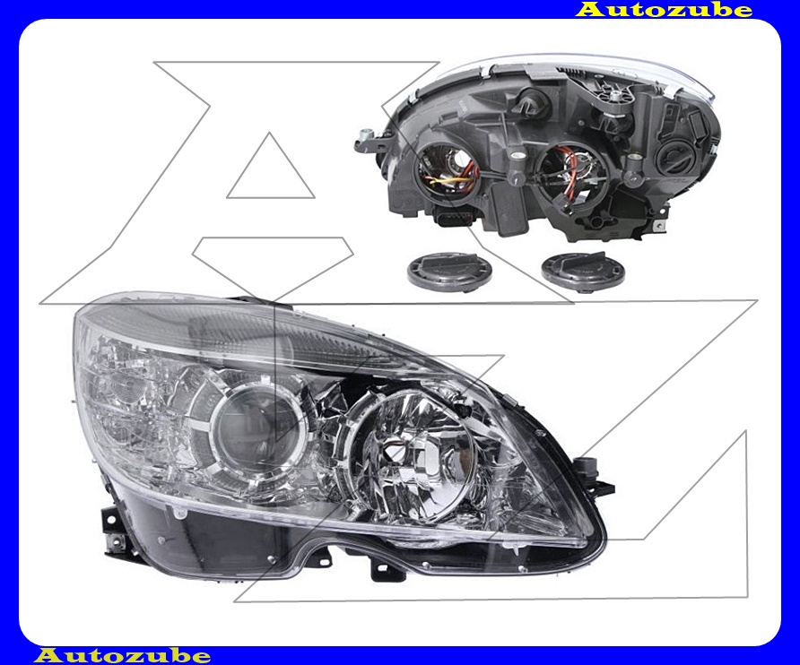 Fényszóró jobb fehér indexes (H7/H7) motorral {DEPO} Fényszóró jobb fehér indexes (H7/H7) motorral {DEPO}