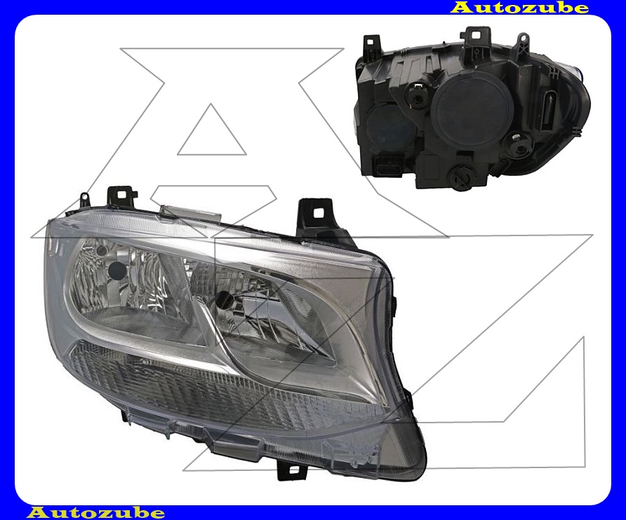 Fényszóró jobb, króm házas (H15/H7/PY21W/W5W) motorral {DEPO} /RENDELÉSRE/ Fényszóró jobb, króm házas (H15/H7/PY21W/W5W) motorral {DEPO} /RENDELÉSRE/