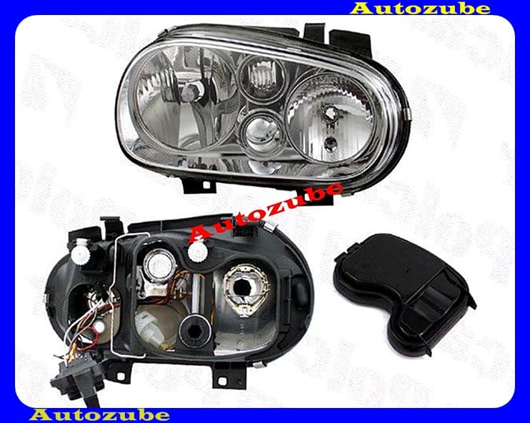 Fényszóró jobb (H7/H1) (motor nélkül) {DEPO} Fényszóró jobb (H7/H1) (motor nélkül) {DEPO}