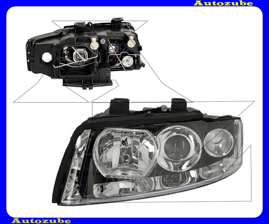 Fényszóró bal (H7/H7) (motor nélkül) {DEPO} /RENDELÉSRE/ Fényszóró bal (H7/H7) (motor nélkül) {DEPO} /RENDELÉSRE/