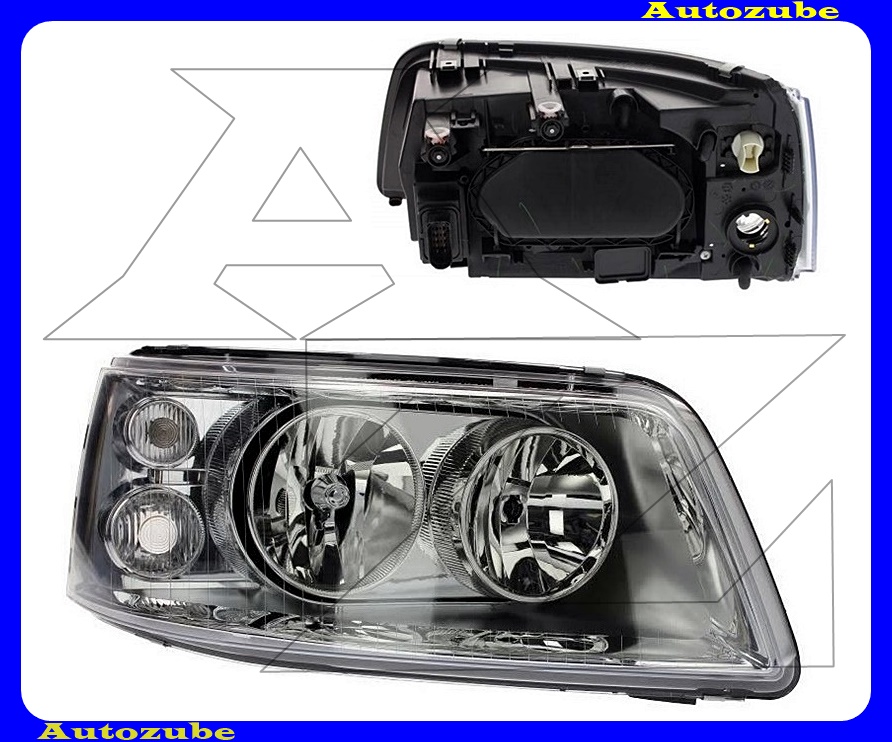 Fényszóró jobb (H7/H1) motorral {DEPO} Fényszóró jobb (H7/H1) motorral {DEPO}