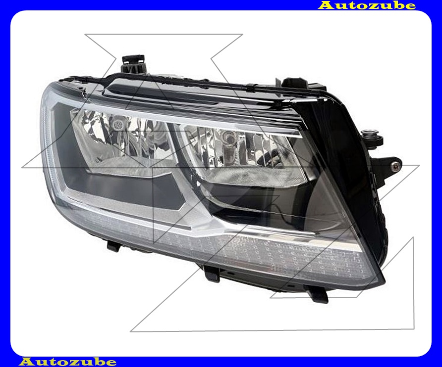 Fényszóró jobb (2xH7/PW24W) nappali fénnyel, motorral {DEPO} Fényszóró jobb (2xH7/PW24W) nappali fénnyel, motorral {DEPO}