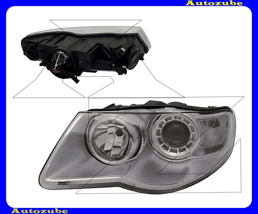 Fényszóró bal (H7/H9) motorral {DEPO} Fényszóró bal (H7/H9) motorral {DEPO}