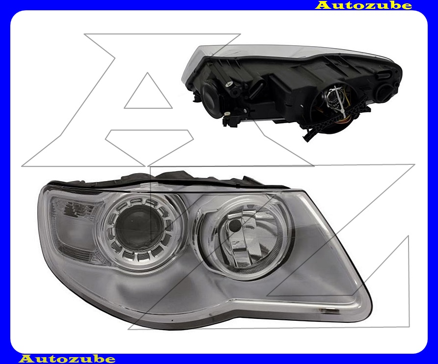 Fényszóró jobb (H7/H9) motorral {DEPO} Fényszóró jobb (H7/H9) motorral {DEPO}