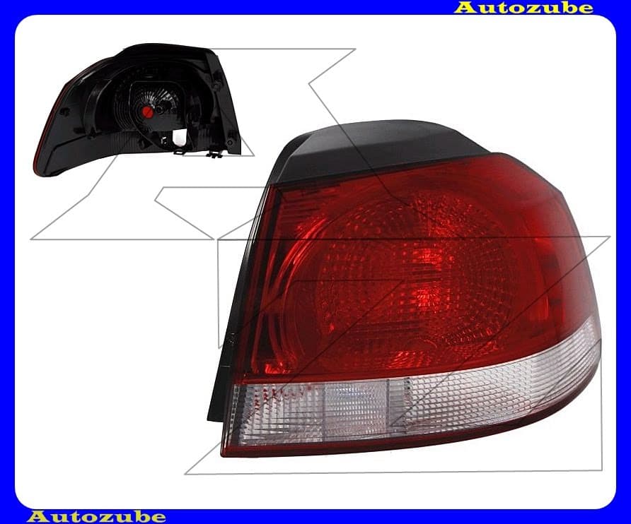 Hátsó lámpa jobb külső piros Hátsó lámpa jobb külső piros