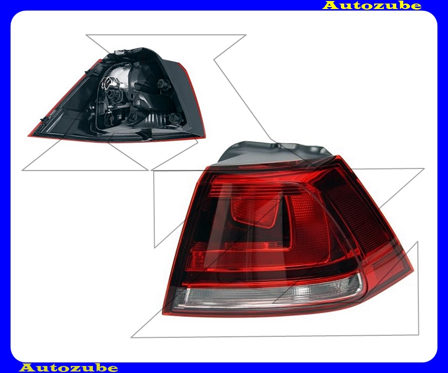 Hátsó lámpa jobb külső Hátsó lámpa jobb külső