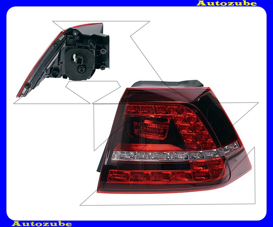 Hátsó lámpa jobb külső Hátsó lámpa jobb külső