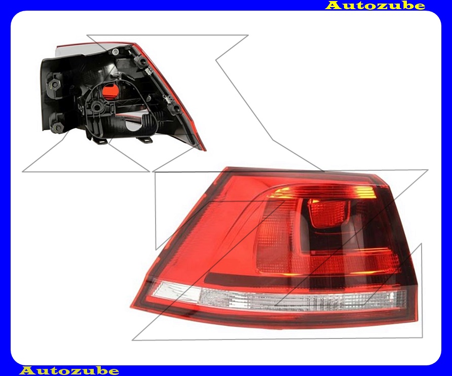 Hátsó lámpa bal külső Hátsó lámpa bal külső