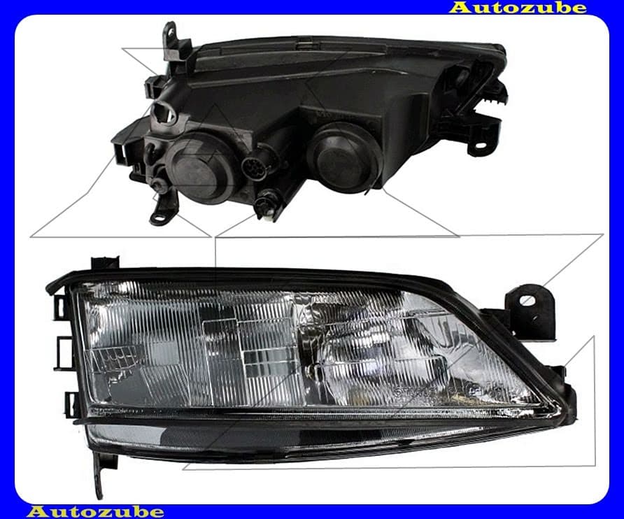 Fényszóró jobb (H7/H1) Fényszóró jobb (H7/H1)