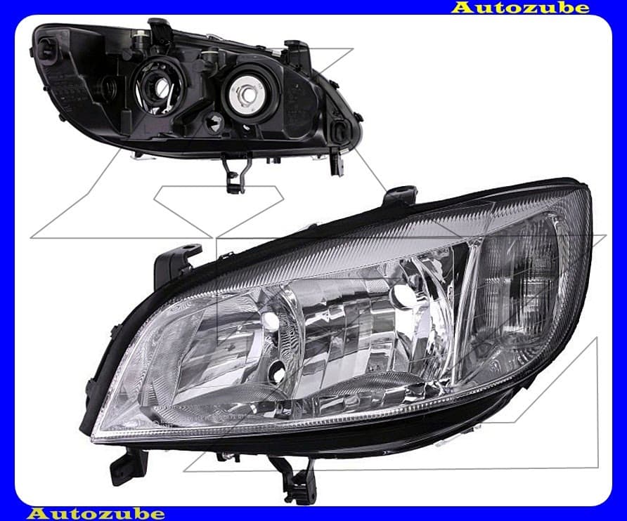 Fényszóró bal (H7/HB3) (motor nélkül) {DEPO} Fényszóró bal (H7/HB3) (motor nélkül) {DEPO}